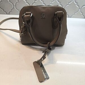 🌟7/25$ Steve Madden Bfaith Taupe Small Handbag Purse Crossbody Adjustable Strap